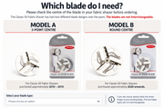 CLASSIC 50 Spare Blades (2 Pack)