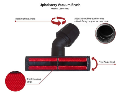 Upholstery Brush<br />(Brush + 4 Spare Heads)